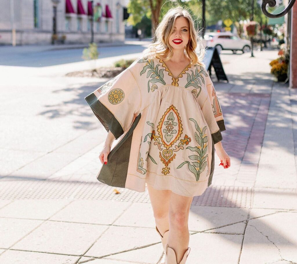 Clothes being modeled from TN Honey Boutique