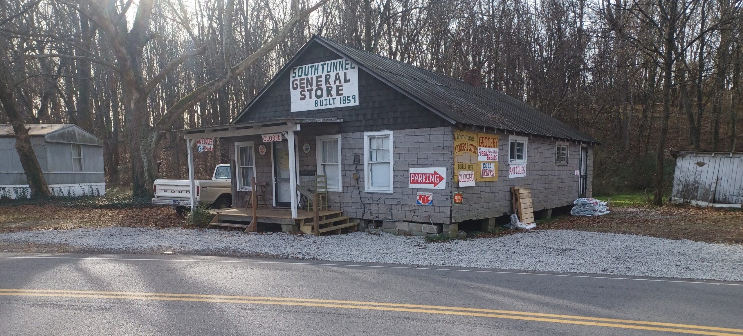 The South Tunnel General Store in its current location.