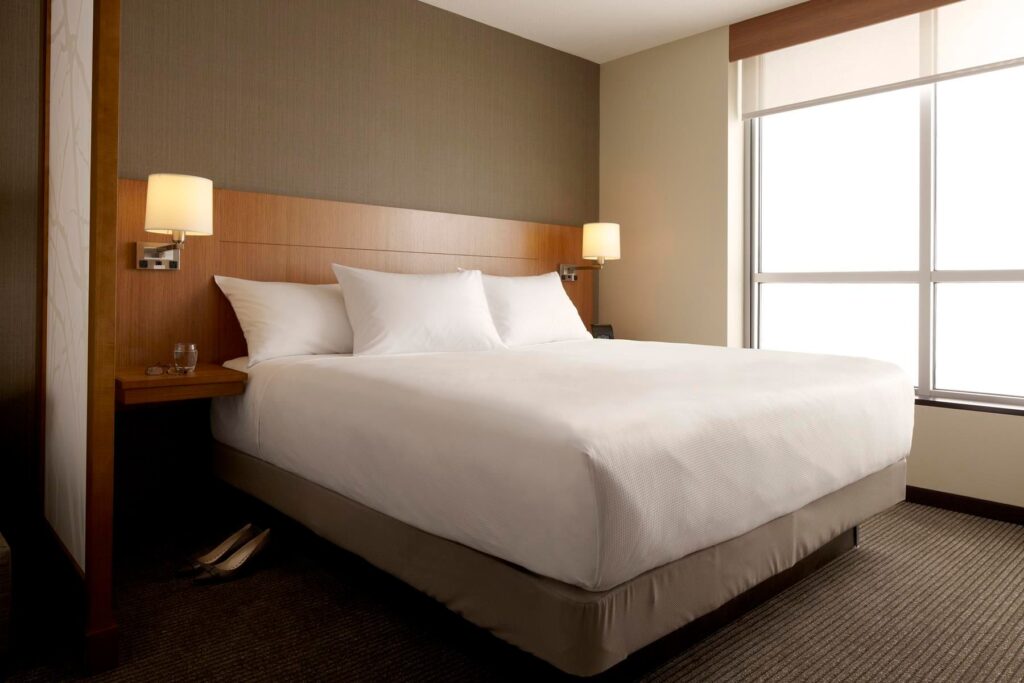 hotel bed